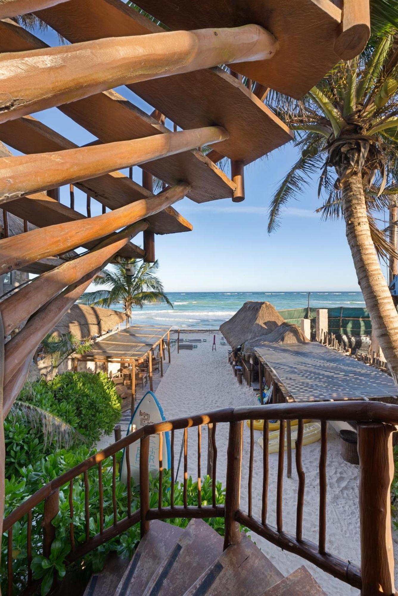 Playa Canek Beachfront Eco Hotel Тулум Экстерьер фото